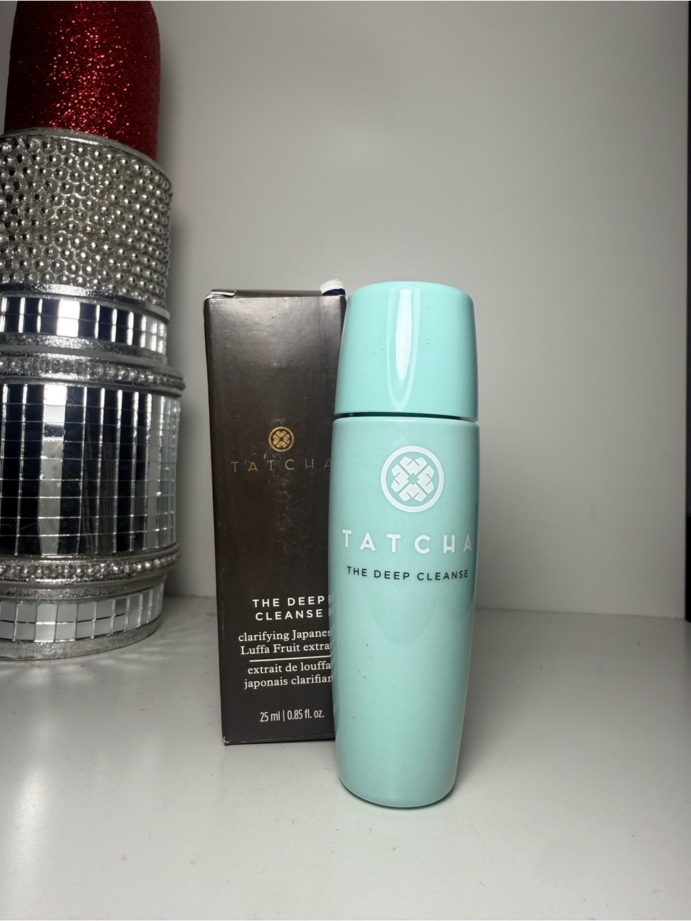 Tatcha The Deep Cleanse - Mint Aqua Bottle